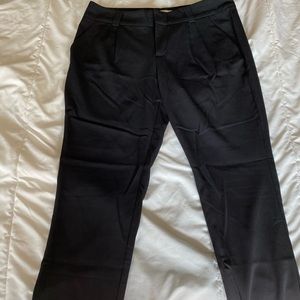 Black ankle trousers old navy 8